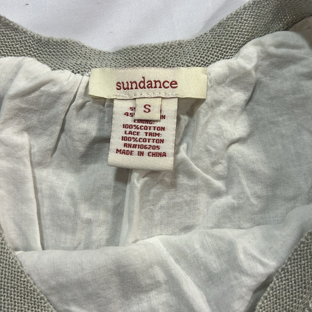 SUNDANCE spring sweater fishnet layered top size
Small - Picture 2 of 8
